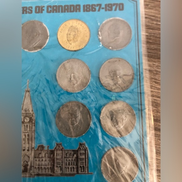 Vtg Shell Canada Collectible Prime Ministers Coin Set - Picture 5 of 8